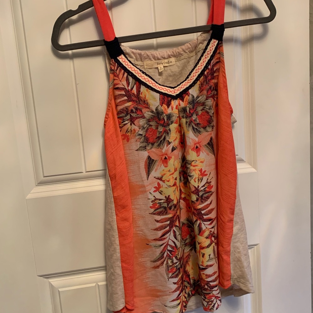 Floral tank top